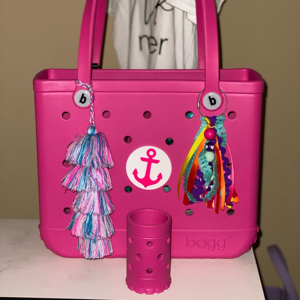Bogg Baby Haute pink set